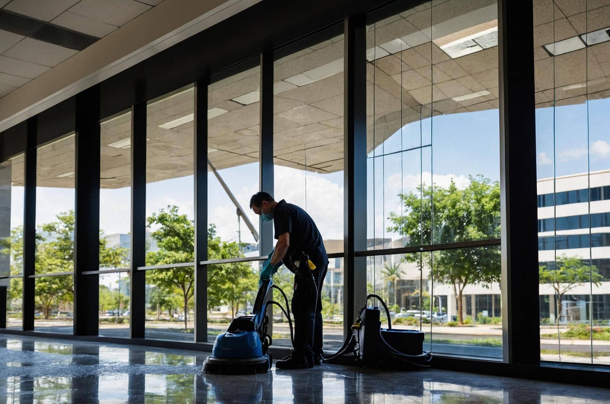 Commercial cleaning services