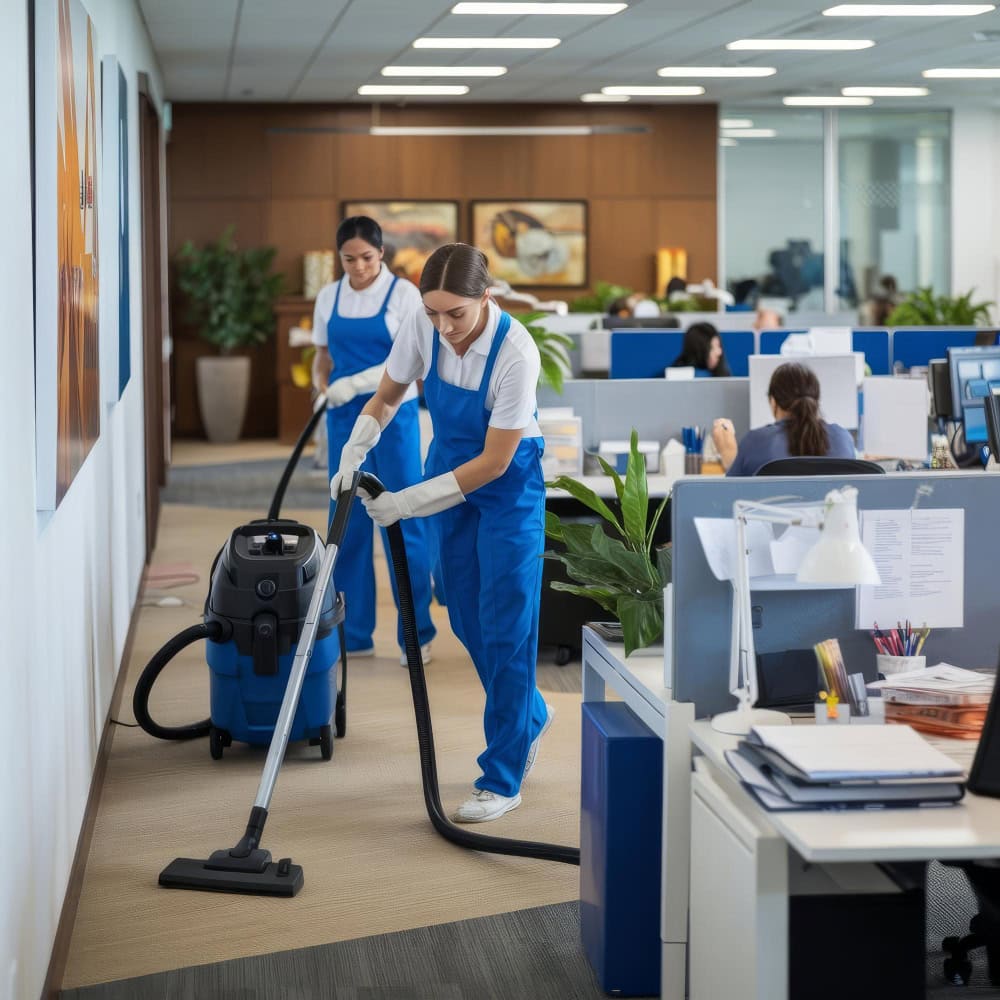 Janitorial office cleaning services